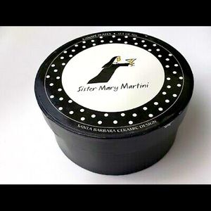 Sister Mary Martini 6 pc Dessert Plates, NIB